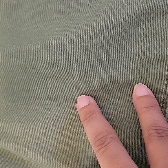 MERONA Army Green Utility Cargo Vest size Large Pockets Drawstring - Picture 16 of 17